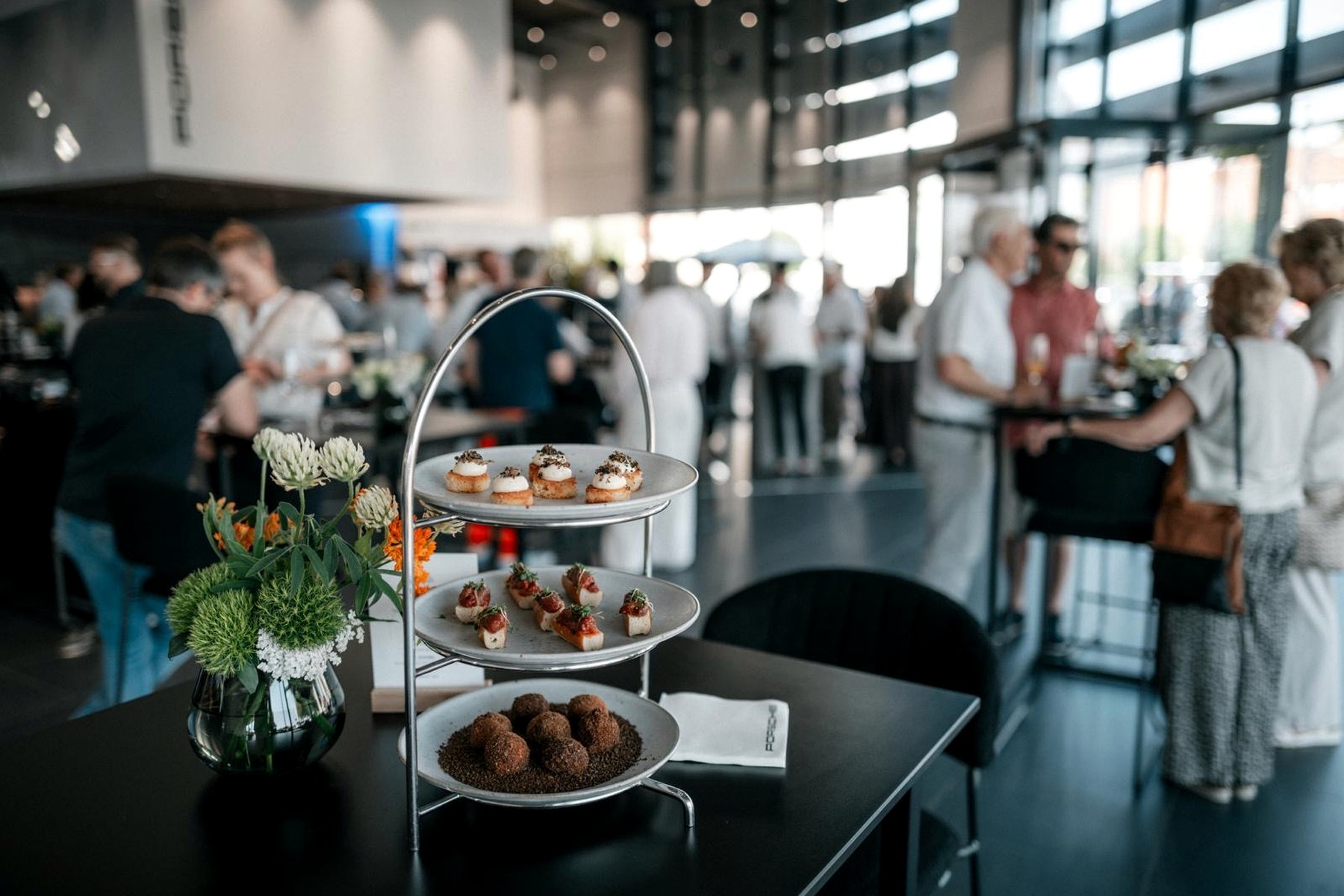 Flying Food als Inspirationsbild für ein größeres Event