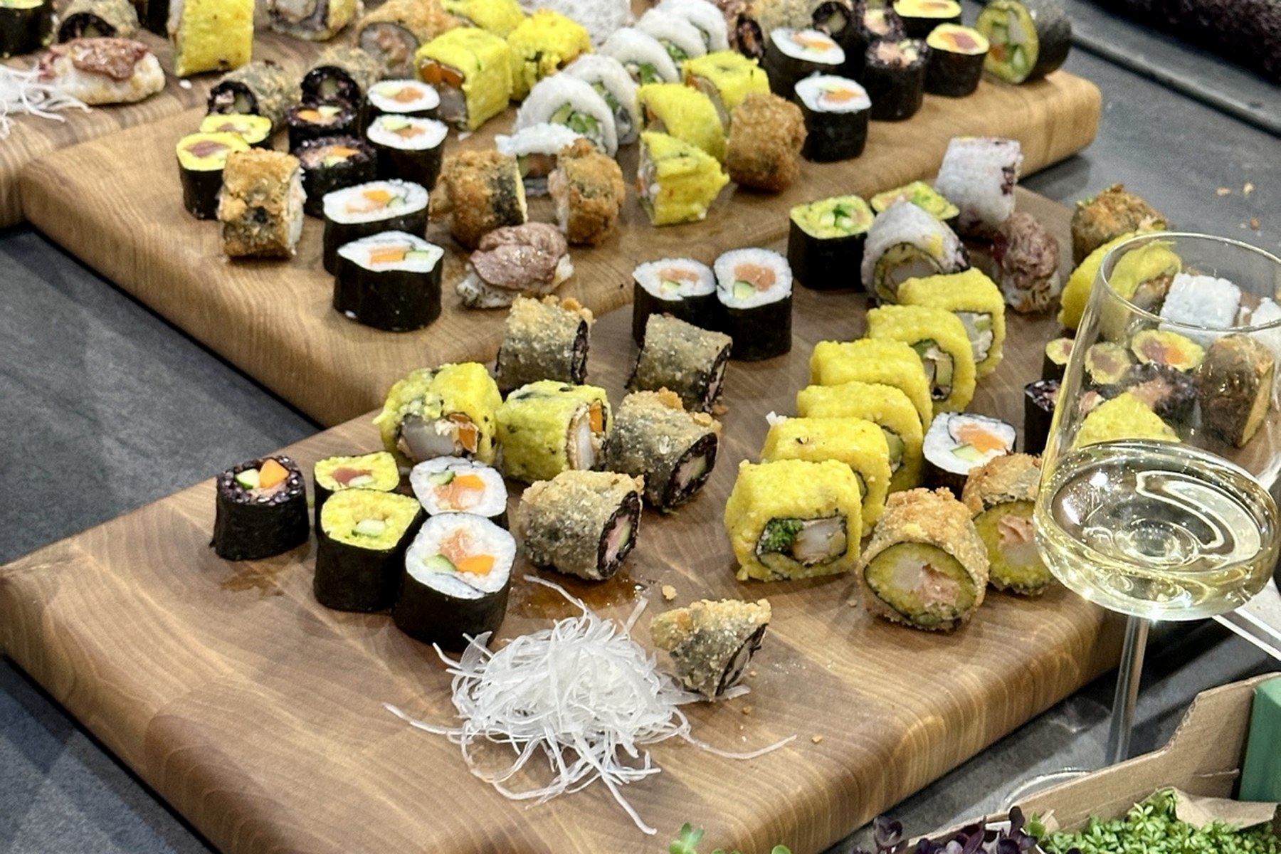 Selbst zubereitetes Sushi aus der Sushi Night